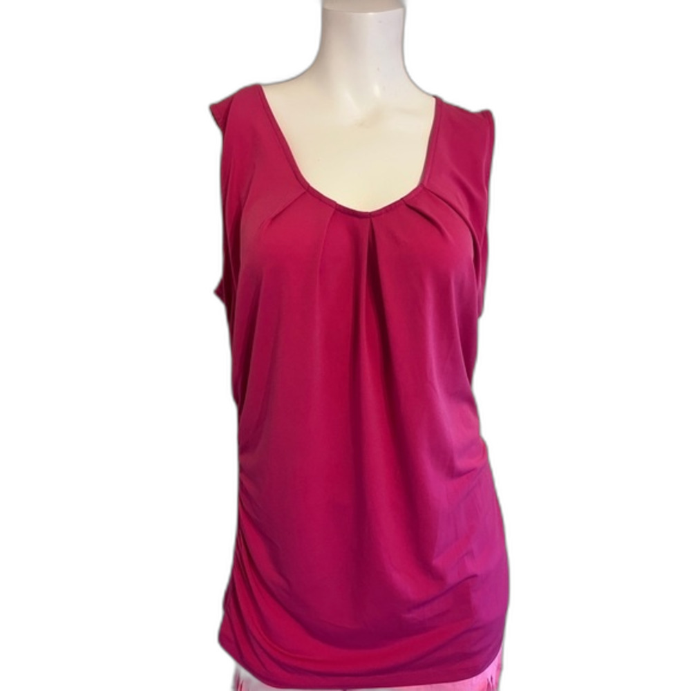 NY & Co Hot Pink Sleeveless Tank XL